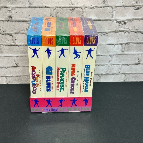 Elvis Collection VHS 1997 5 Tape Set Brand New Sealed Blue Hawaii King Creole - Picture 6 of 7